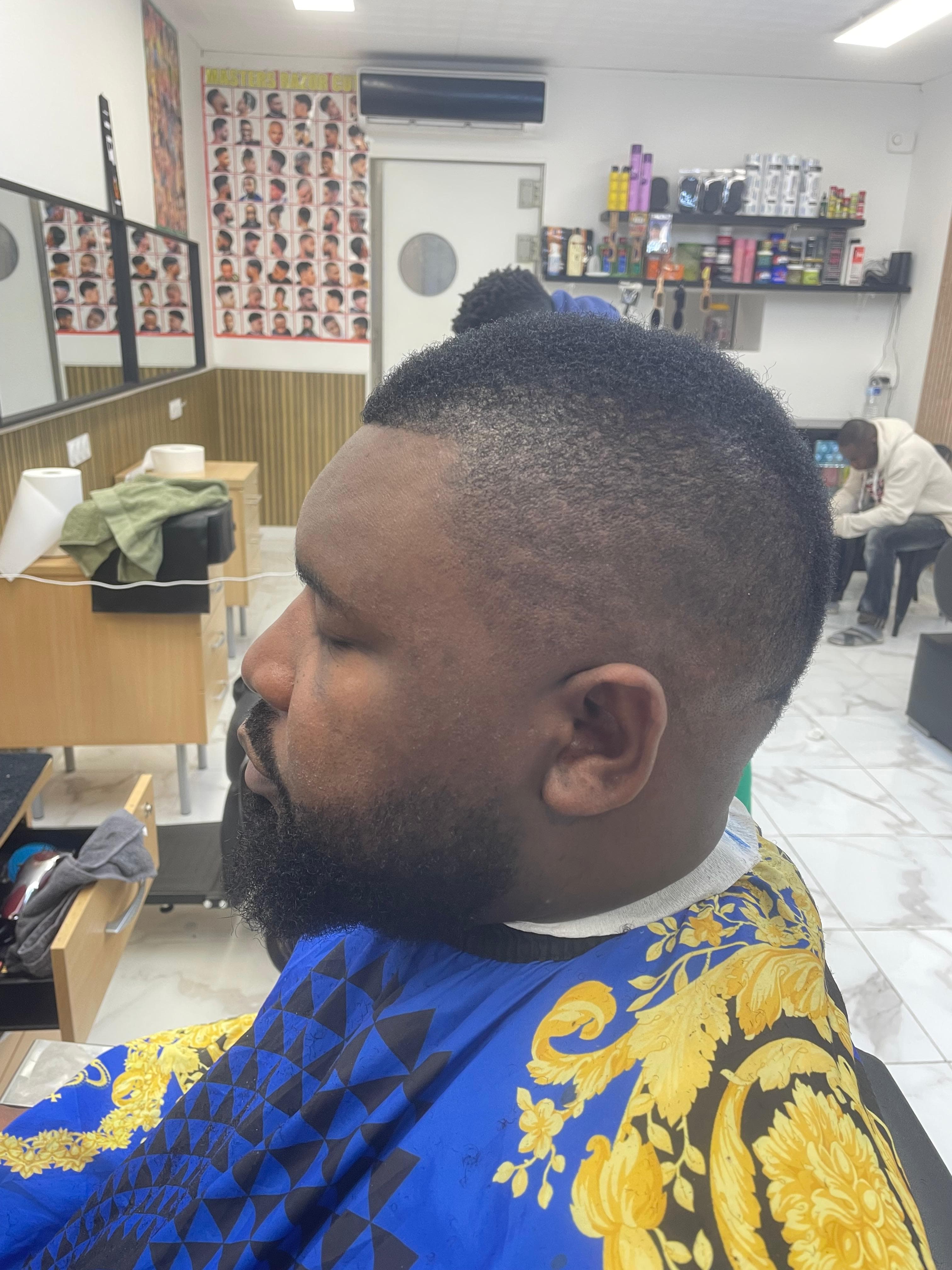 Dégradé afro moderne